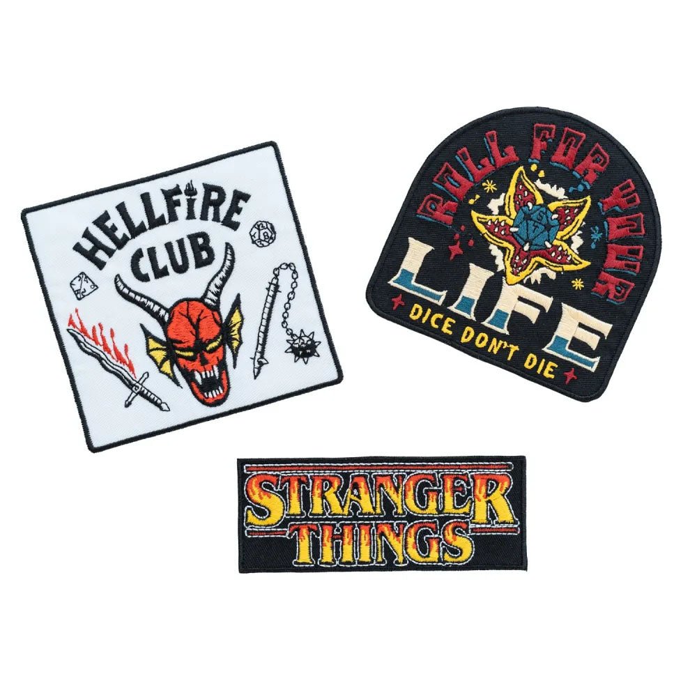 STRANGER THINGS ストレンジャー・シングス (シーズン5 2025年配信決定 ) - ICONOS / 3枚セット / ワッペン - PGS